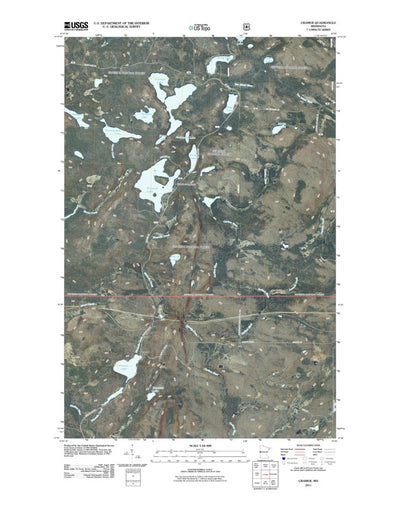 United States Geological Survey Cramer, MN (2011, 24000-Scale) digital map