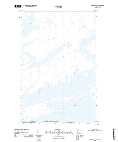 United States Geological Survey Cranberry Bay OE N, MN (2022, 24000-Scale) digital map