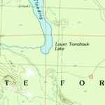 United States Geological Survey Cranberry Lake, MI (1986, 24000-Scale) digital map