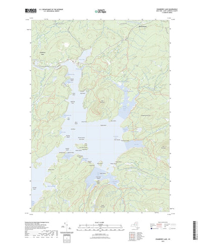 United States Geological Survey Cranberry Lake, NY (2023, 24000-Scale) digital map