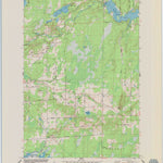 United States Geological Survey Cranberry Lake, WI (1984, 24000-Scale) digital map