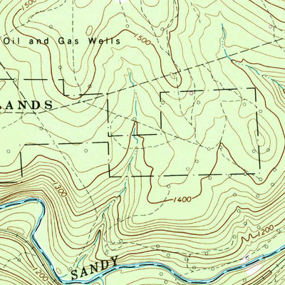 United States Geological Survey Cranberry, PA (1963, 24000-Scale) digital map