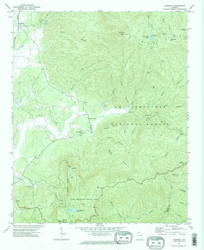 United States Geological Survey Crandall, GA (1971, 24000-Scale) digital map