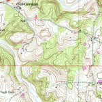 United States Geological Survey Crandall, IN (1954, 24000-Scale) digital map