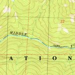 United States Geological Survey Crandall Peak, CA (1979, 24000-Scale) digital map