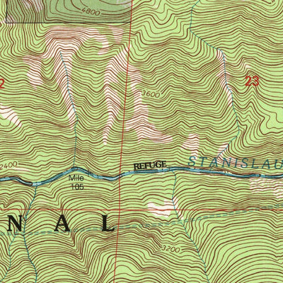 United States Geological Survey Crandall Peak, CA (2001, 24000-Scale) digital map