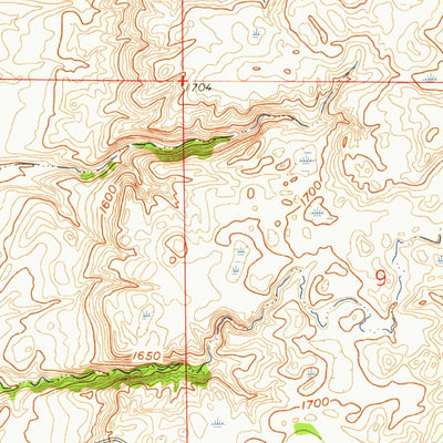 United States Geological Survey Crandall, SD (1958, 24000-Scale) digital map