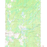 United States Geological Survey Crandon NE, WI (1965, 24000-Scale) digital map