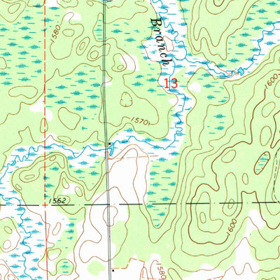 United States Geological Survey Crandon NE, WI (1965, 24000-Scale) digital map