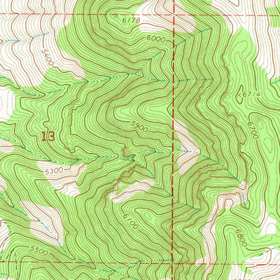 United States Geological Survey Crane Creek, OR (1964, 24000-Scale) digital map