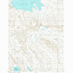 United States Geological Survey Crane Creek Reservoir, ID (1986, 24000-Scale) digital map
