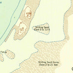 United States Geological Survey Crane Islands NW, TX (1951, 24000-Scale) digital map