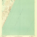 United States Geological Survey Crane Islands SW, TX (1951, 24000-Scale) digital map