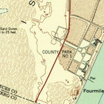 United States Geological Survey Crane Islands SW, TX (1951, 24000-Scale) digital map