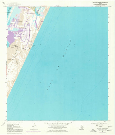 United States Geological Survey Crane Islands SW, TX (1968, 24000-Scale) digital map