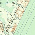 United States Geological Survey Crane Islands, TX (1951, 62500-Scale) digital map