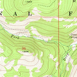 United States Geological Survey Crane Mountain, OR (1968, 24000-Scale) digital map