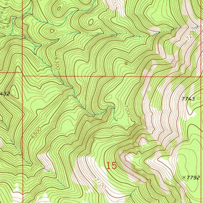 United States Geological Survey Crane Mountain, OR (1968, 24000-Scale) digital map