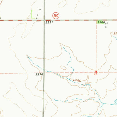 United States Geological Survey Crane NE, MT (1966, 24000-Scale) digital map