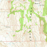 United States Geological Survey Crane, OR (1960, 62500-Scale) digital map