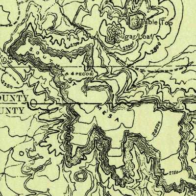 United States Geological Survey Crane, TX (1928, 125000-Scale) digital map
