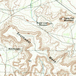 United States Geological Survey Crane, TX (1986, 100000-Scale) digital map