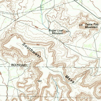 United States Geological Survey Crane, TX (1986, 100000-Scale) digital map