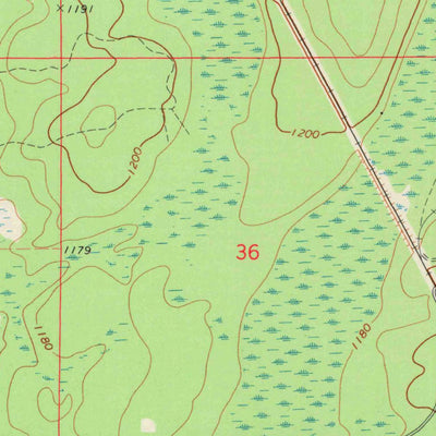 United States Geological Survey Crane, WI (1972, 24000-Scale) digital map