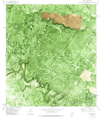United States Geological Survey Cranell, TX (1978, 24000-Scale) digital map