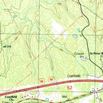 United States Geological Survey Cranfield, MS (1988, 24000-Scale) digital map
