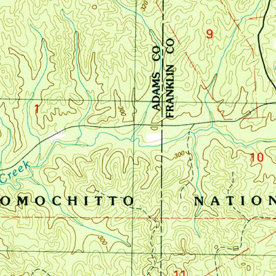 United States Geological Survey Cranfield, MS (1988, 24000-Scale) digital map