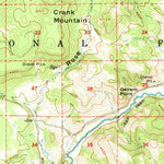 United States Geological Survey Crank Mountain, CA (1962, 62500-Scale) digital map