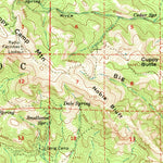 United States Geological Survey Crank Mountain, CA (1962, 62500-Scale) digital map