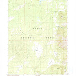 United States Geological Survey Crank Mountain, CA (1990, 24000-Scale) digital map