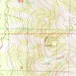 United States Geological Survey Crank Mountain, CA (1990, 24000-Scale) digital map