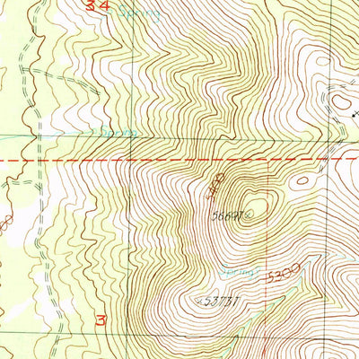 United States Geological Survey Crank Mountain, CA (1990, 24000-Scale) digital map