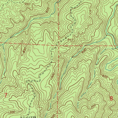 United States Geological Survey Crannell, CA (1966, 24000-Scale) digital map