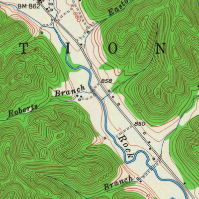 United States Geological Survey Cranston, KY (1951, 24000-Scale) digital map