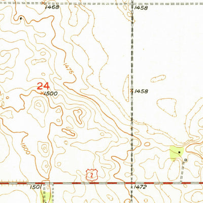 United States Geological Survey Crary, ND (1951, 24000-Scale) digital map