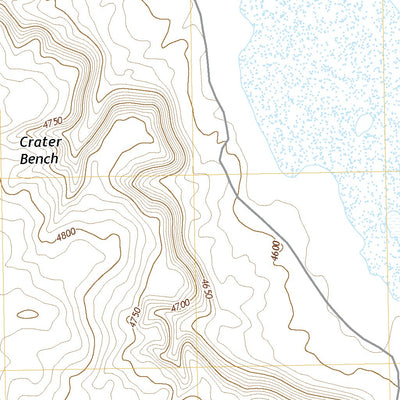 United States Geological Survey Crater Bench Reservoir, UT (2020, 24000-Scale) digital map