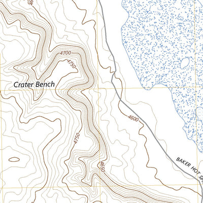 United States Geological Survey Crater Bench Reservoir, UT (2023, 24000-Scale) digital map