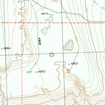 United States Geological Survey Crater Island NW, UT (1991, 24000-Scale) digital map