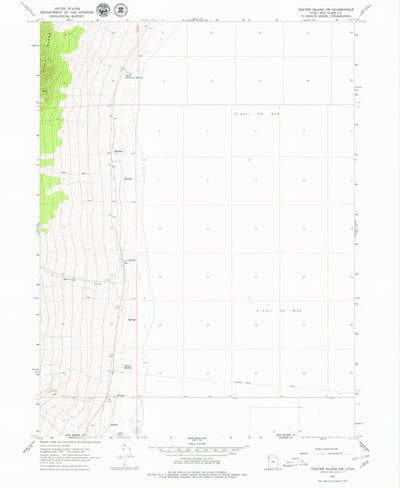 United States Geological Survey Crater Island SW, UT (1967, 24000-Scale) digital map