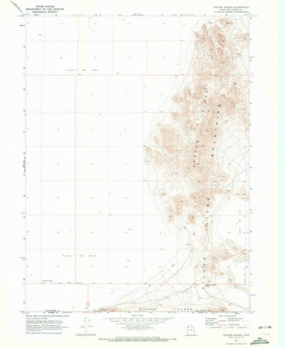 United States Geological Survey Crater Island, UT (1970, 24000-Scale) digital map
