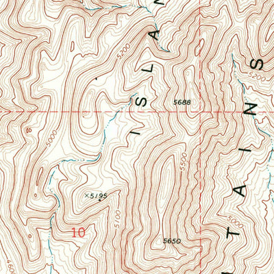 United States Geological Survey Crater Island, UT (1970, 24000-Scale) digital map
