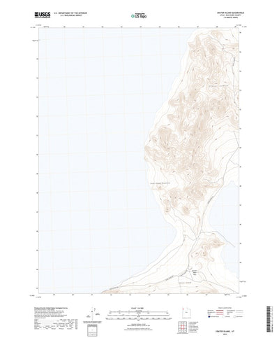 United States Geological Survey Crater Island, UT (2023, 24000-Scale) digital map