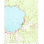 United States Geological Survey Crater Lake East, OR (1985, 24000-Scale) digital map