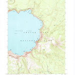 United States Geological Survey Crater Lake East, OR (1985, 24000-Scale) digital map
