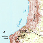 United States Geological Survey Crater Lake East, OR (1999, 24000-Scale) digital map
