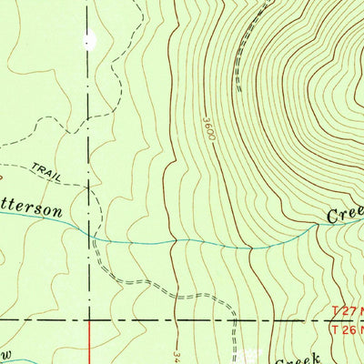 United States Geological Survey Crater Lake, MT (1964, 24000-Scale) digital map